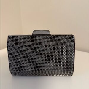 Silver Mesh Clutch
